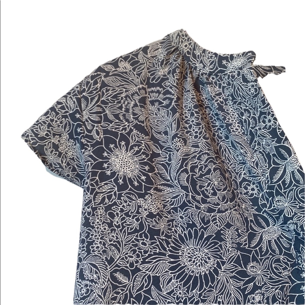 Loft Ruffled Floral Print Top - Picture 2 of 10